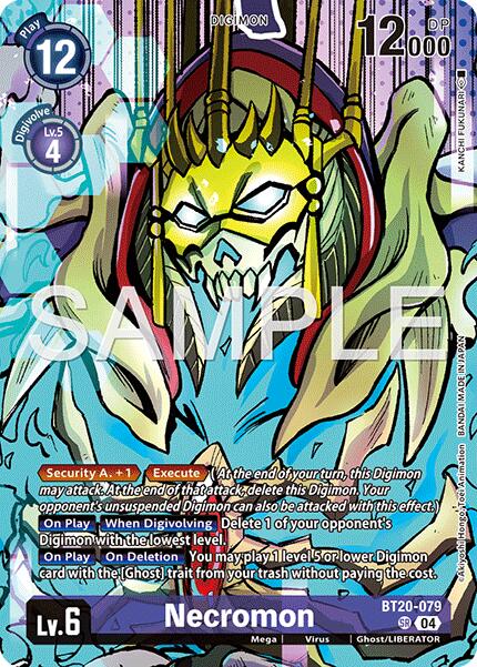 Necromon [BT20-079] (Digimon Liberator Debuggers Set) [Release Special Booster Ver.2.5 Promos] | Shuffle n Cut Hobbies & Games