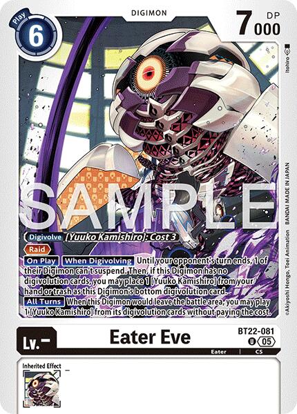 Eater Eve [BT22-081] [Cyber Eden] | Shuffle n Cut Hobbies & Games