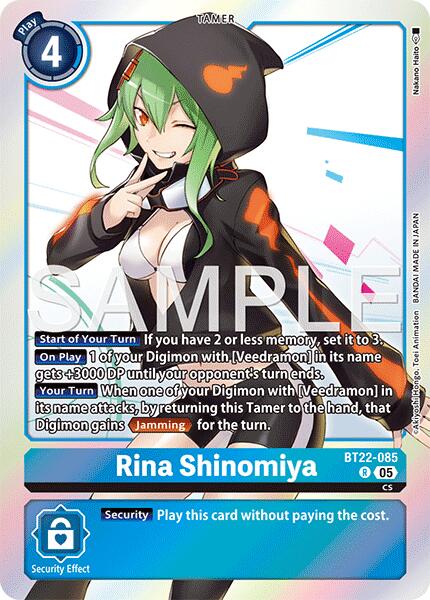 Rina Shinomiya [BT22-085] [Cyber Eden] | Shuffle n Cut Hobbies & Games