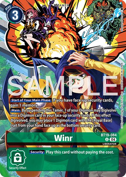 Winr [BT19-084] (Digimon Liberator Debuggers Set) [Release Special Booster Ver.2.0] | Shuffle n Cut Hobbies & Games