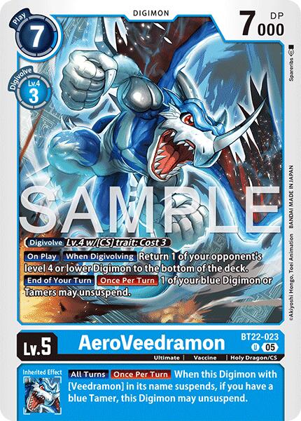 AeroVeedramon [BT22-023] [Cyber Eden] | Shuffle n Cut Hobbies & Games