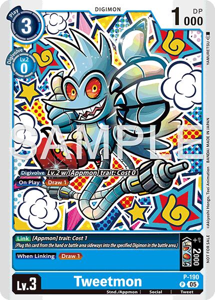 Tweetmon [P-190] (Store Tournament 2025 Vol.3 Participation Pack) [Promotional Cards] | Shuffle n Cut Hobbies & Games