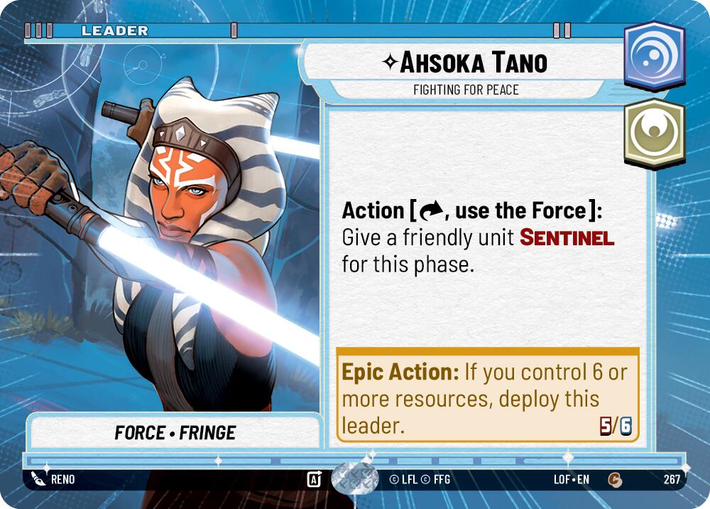 Ahsoka Tano - Fighting For Peace (267) (Hyperspace) (267) [Legends of the Force] | Shuffle n Cut Hobbies & Games