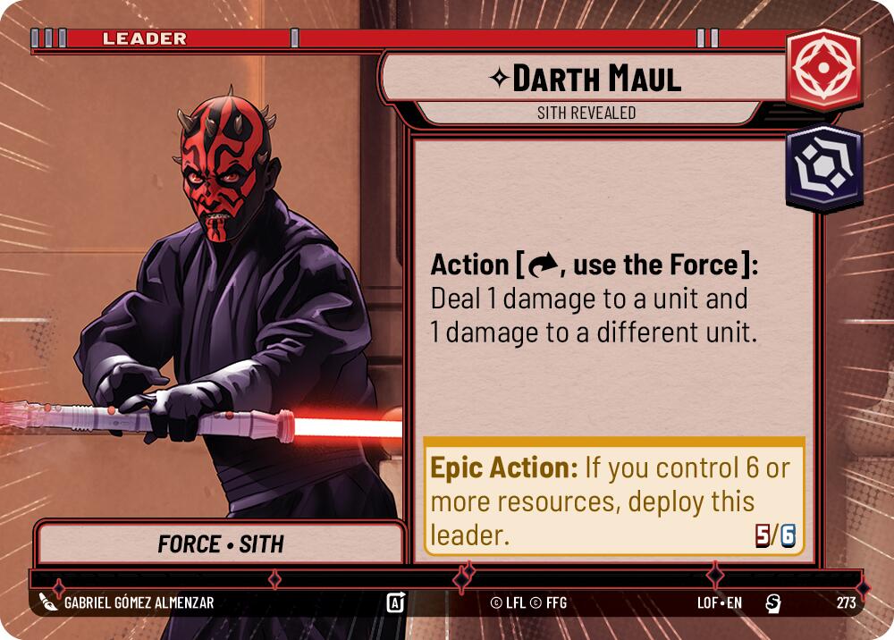 Darth Maul - Sith Revealed (273) (Hyperspace) (273) [Legends of the Force] | Shuffle n Cut Hobbies & Games