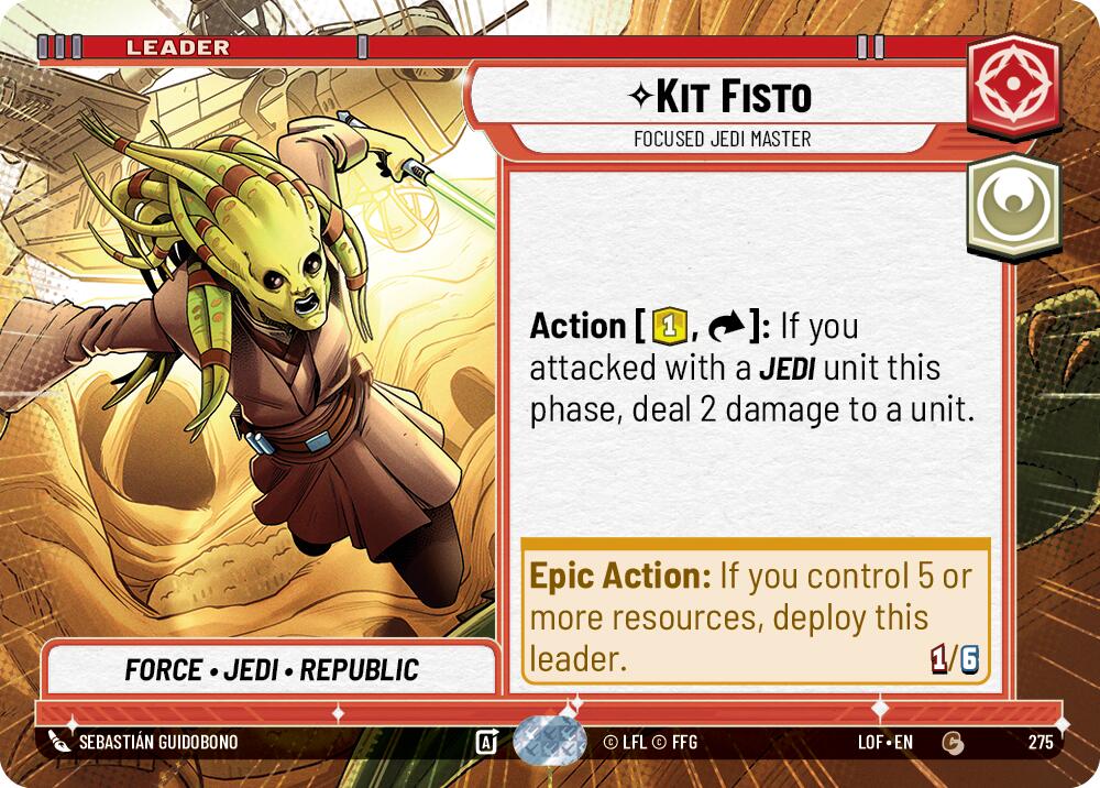 Kit Fisto - Focused Jedi Master (275) (Hyperspace) (275) [Legends of the Force] | Shuffle n Cut Hobbies & Games