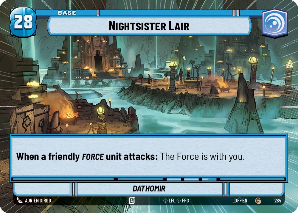 Nightsister Lair // Force (284 // t03) (Hyperspace) (284 // T03) [Legends of the Force] | Shuffle n Cut Hobbies & Games
