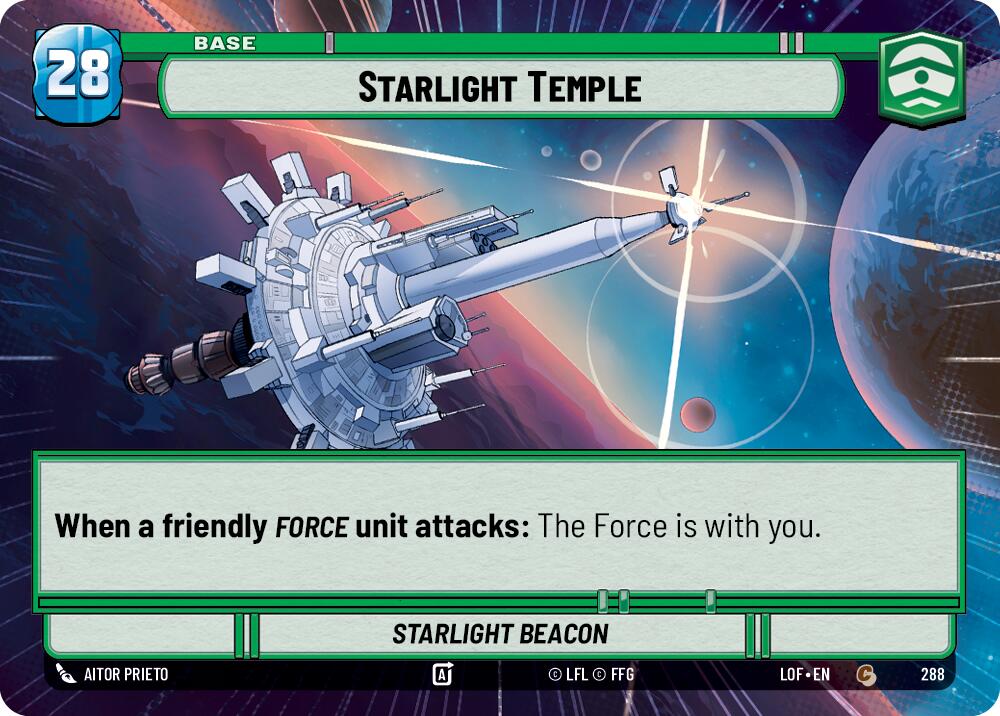 Starlight Temple // Shield (288 // t02) (Hyperspace) (288 // T02) [Legends of the Force] | Shuffle n Cut Hobbies & Games