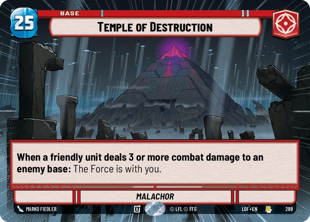 Temple of Destruction (289) (Hyperspace) (289) [Legends of the Force] | Shuffle n Cut Hobbies & Games
