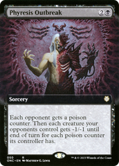 Phyresis Outbreak (Extended Art) [Phyrexia: All Will Be One Commander] | Shuffle n Cut Hobbies & Games