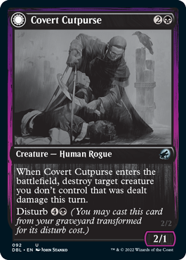 Covert Cutpurse // Covetous Geist [Innistrad: Double Feature] | Shuffle n Cut Hobbies & Games