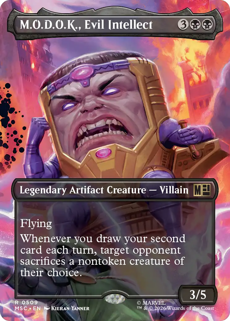 M.O.D.O.K., Evil Intellect (Borderless) [Marvel Super Heroes Commander] | Shuffle n Cut Hobbies & Games