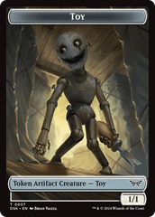 Toy // Manifest Double-Sided Token [Duskmourn: House of Horror Tokens] | Shuffle n Cut Hobbies & Games
