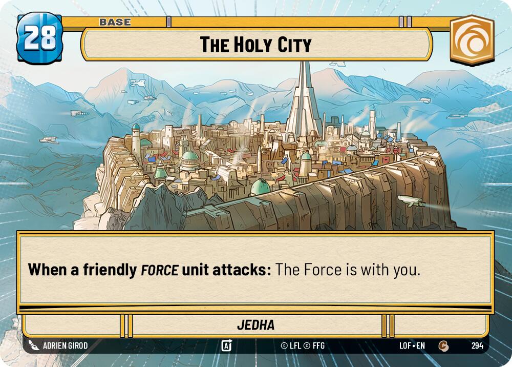 The Holy City // Shield (294 // t05) (Hyperspace) (294 // T05) [Legends of the Force] | Shuffle n Cut Hobbies & Games