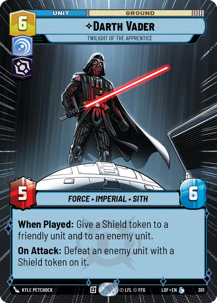 Darth Vader - Twilight of the Apprentice (301) (Hyperspace) (301) [Legends of the Force] | Shuffle n Cut Hobbies & Games