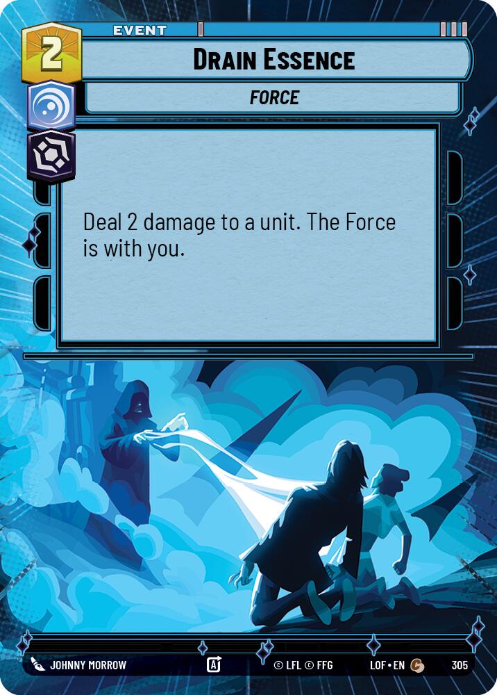 Drain Essence (305) (Hyperspace) (305) [Legends of the Force] | Shuffle n Cut Hobbies & Games