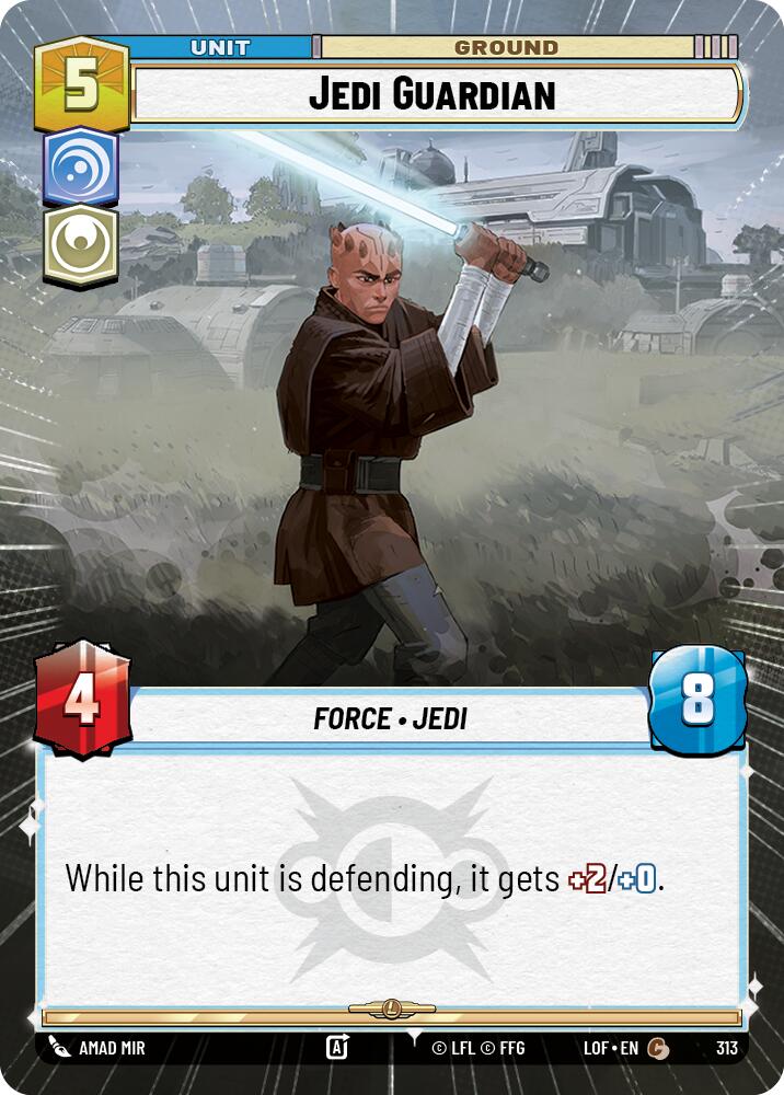 Jedi Guardian (313) (Hyperspace) (313) [Legends of the Force] | Shuffle n Cut Hobbies & Games