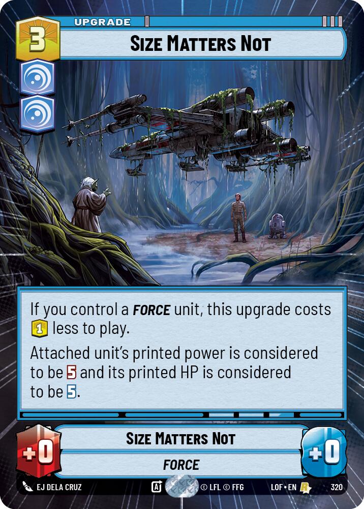 Size Matters Not (320) (Hyperspace) (320) [Legends of the Force] | Shuffle n Cut Hobbies & Games