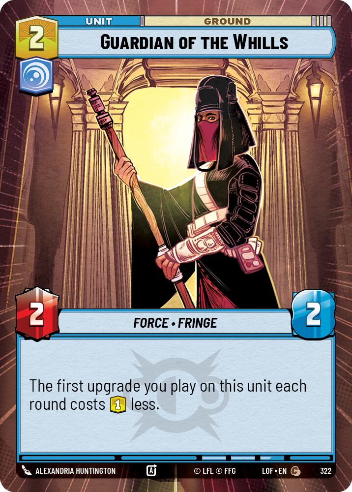 Guardian of the Whills (322) (Hyperspace) (322) [Legends of the Force] | Shuffle n Cut Hobbies & Games