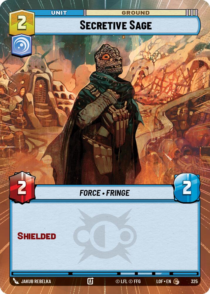 Secretive Sage (325) (Hyperspace) (325) [Legends of the Force] | Shuffle n Cut Hobbies & Games