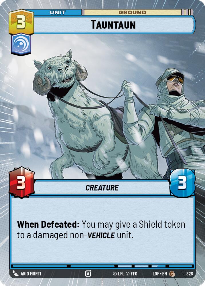 Tauntaun (328) (Hyperspace) (328) [Legends of the Force] | Shuffle n Cut Hobbies & Games