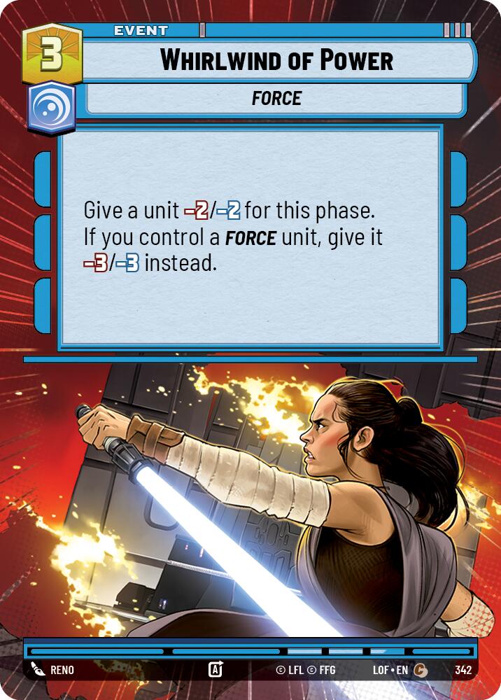 Whirlwind of Power (342) (Hyperspace) (342) [Legends of the Force] | Shuffle n Cut Hobbies & Games