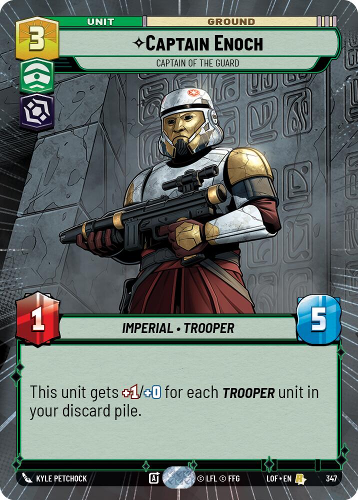 Captain Enoch - Captain of the Guard (347) (Hyperspace) (347) [Legends of the Force] | Shuffle n Cut Hobbies & Games