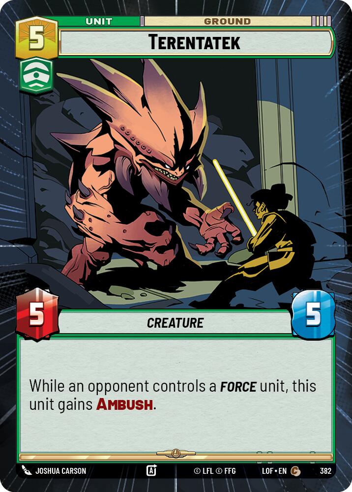 Terentatek (382) (Hyperspace) (382) [Legends of the Force] | Shuffle n Cut Hobbies & Games