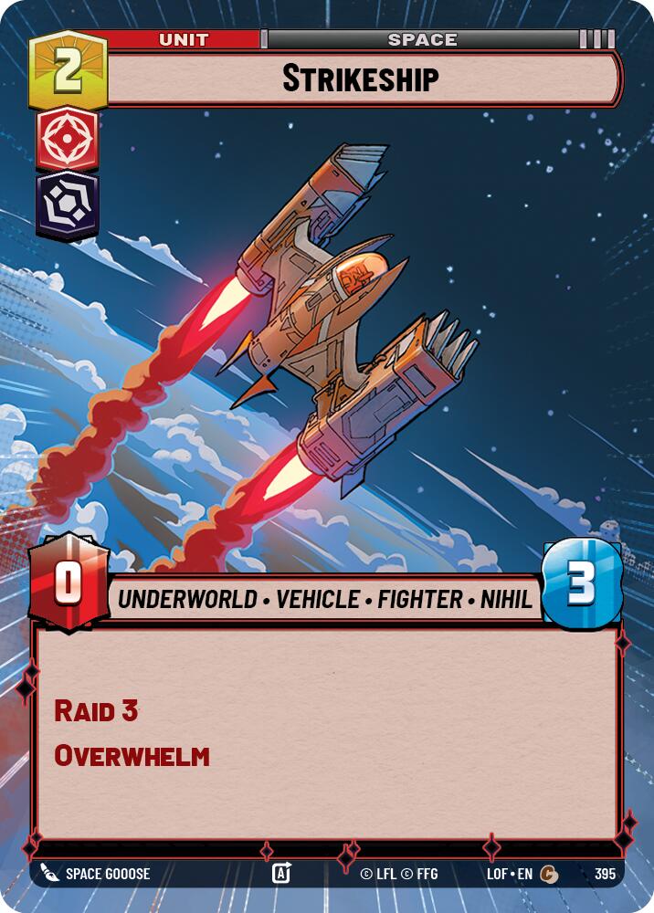 Strikeship (395) (Hyperspace) (395) [Legends of the Force] | Shuffle n Cut Hobbies & Games