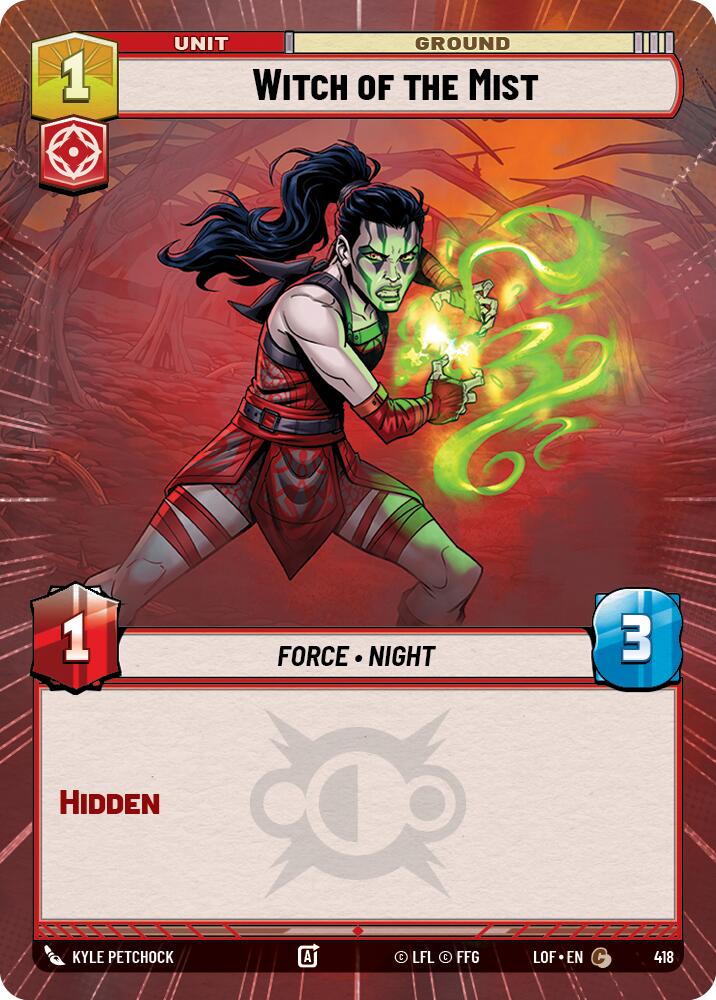 Witch of the Mist (418) (Hyperspace) (418) [Legends of the Force] | Shuffle n Cut Hobbies & Games