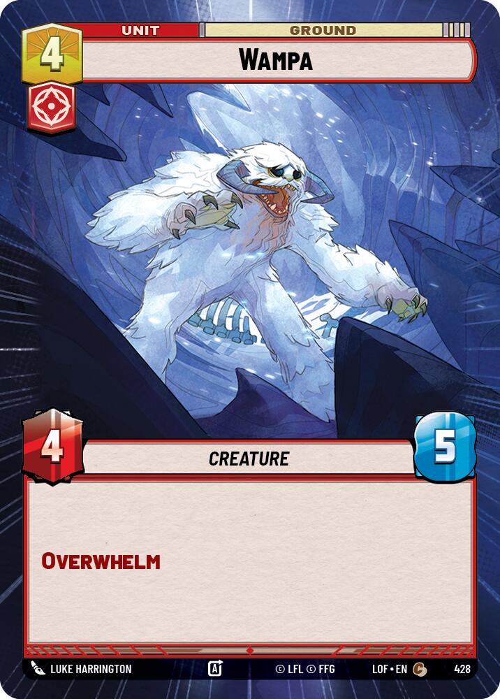 Wampa (428) (Hyperspace) (428) [Legends of the Force] | Shuffle n Cut Hobbies & Games
