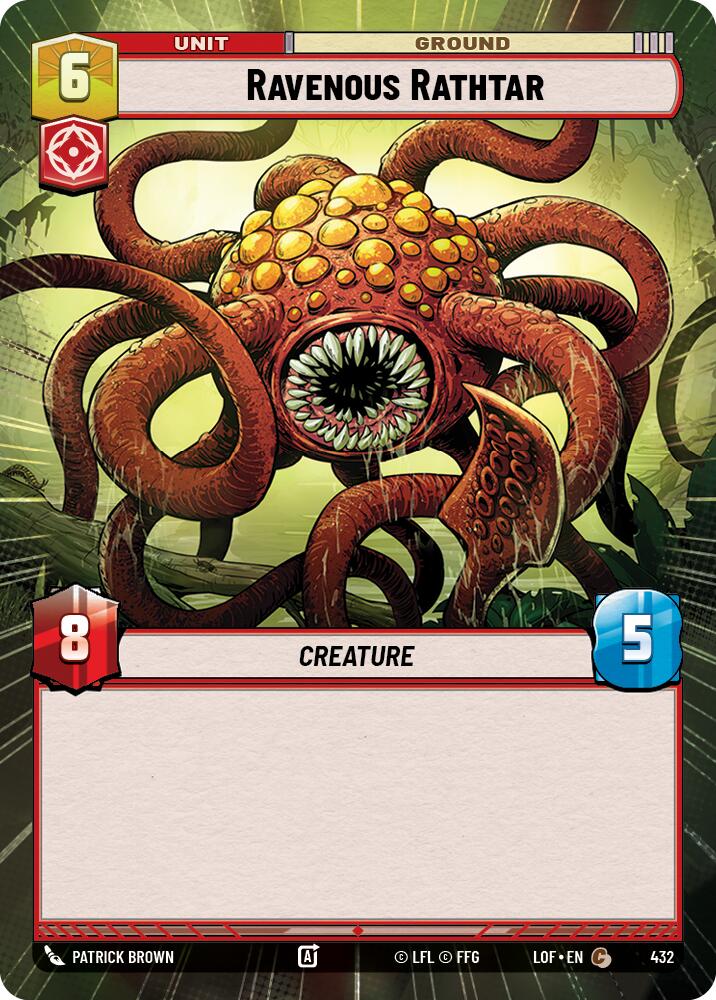 Ravenous Rathtar (432) (Hyperspace) (432) [Legends of the Force] | Shuffle n Cut Hobbies & Games