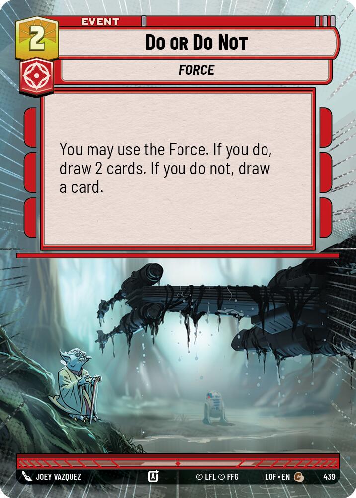 Do or Do Not (439) (Hyperspace) (439) [Legends of the Force] | Shuffle n Cut Hobbies & Games