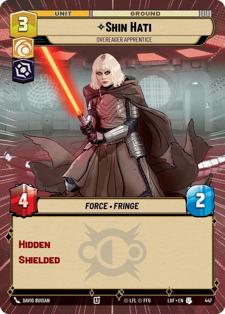 Shin Hati - Overeager Apprentice (447) (Hyperspace) (447) [Legends of the Force] | Shuffle n Cut Hobbies & Games