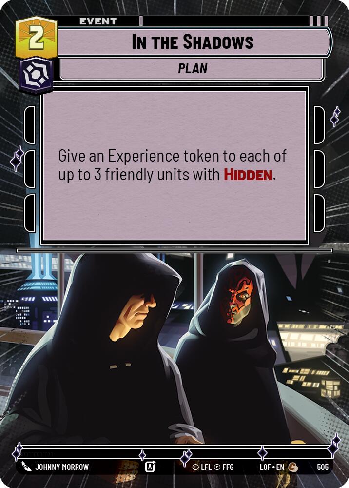 In the Shadows (505) (Hyperspace) (505) [Legends of the Force] | Shuffle n Cut Hobbies & Games