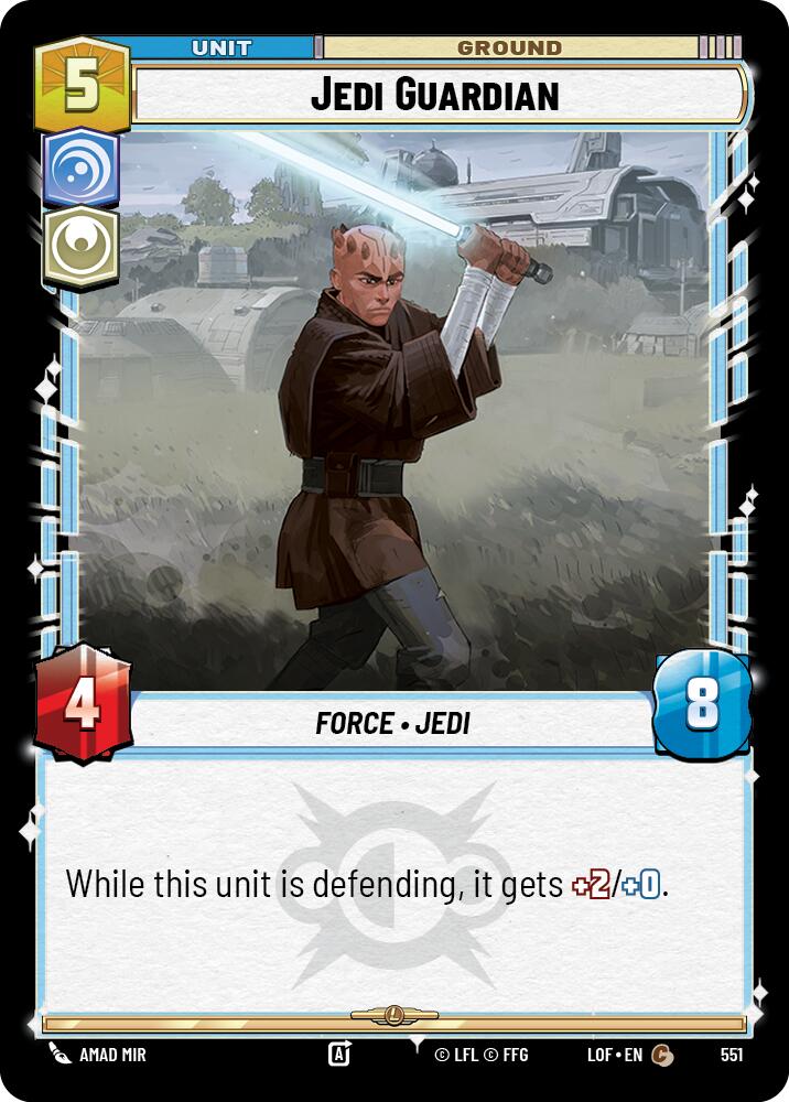 Jedi Guardian (551) (Foil) (551) [Legends of the Force] | Shuffle n Cut Hobbies & Games