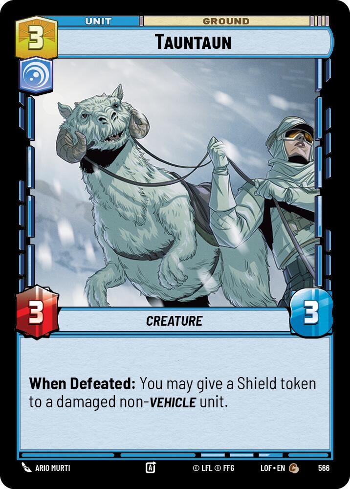 Tauntaun (566) (Foil) (566) [Legends of the Force] | Shuffle n Cut Hobbies & Games
