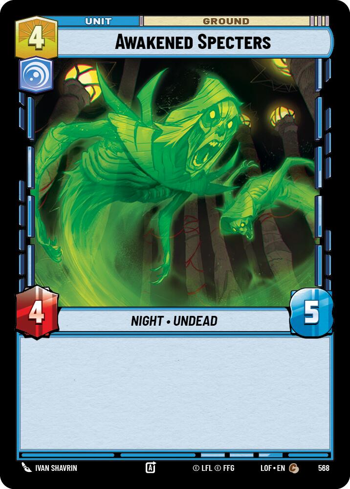 Awakened Specters (568) (Foil) (568) [Legends of the Force]