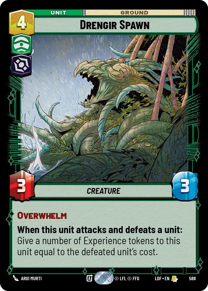 Drengir Spawn (588) (Foil) (588) [Legends of the Force] | Shuffle n Cut Hobbies & Games