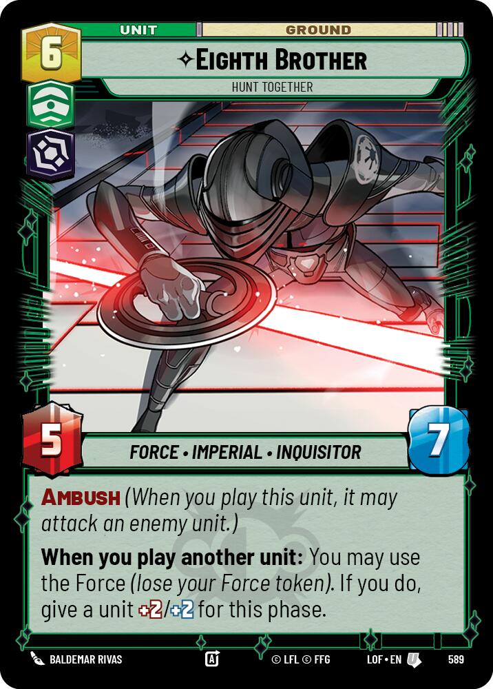 Eighth Brother - Hunt Together (589) (Foil) (589) [Legends of the Force] | Shuffle n Cut Hobbies & Games