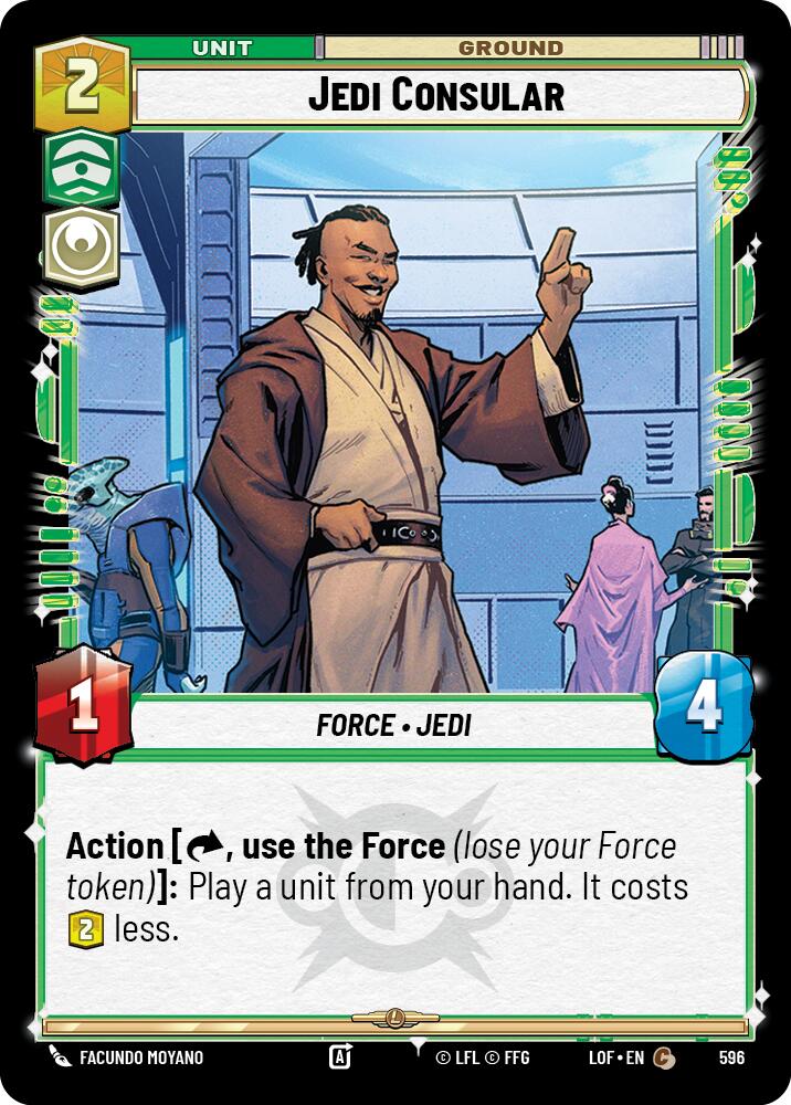 Jedi Consular (596) (Foil) (596) [Legends of the Force] | Shuffle n Cut Hobbies & Games