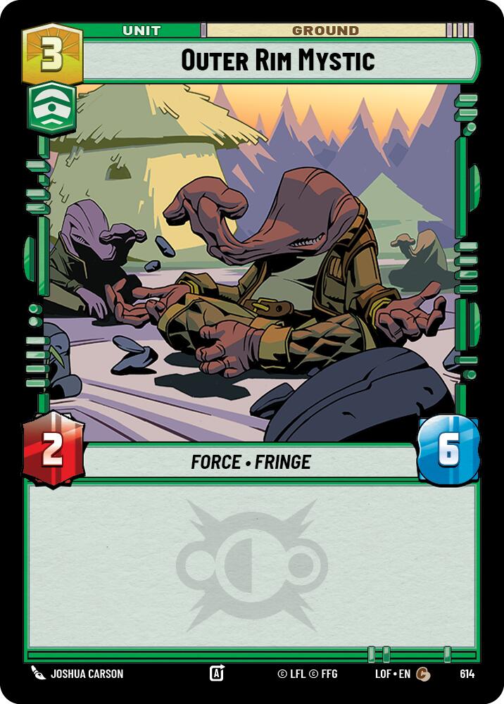 Outer Rim Mystic (614) (Foil) (614) [Legends of the Force] | Shuffle n Cut Hobbies & Games