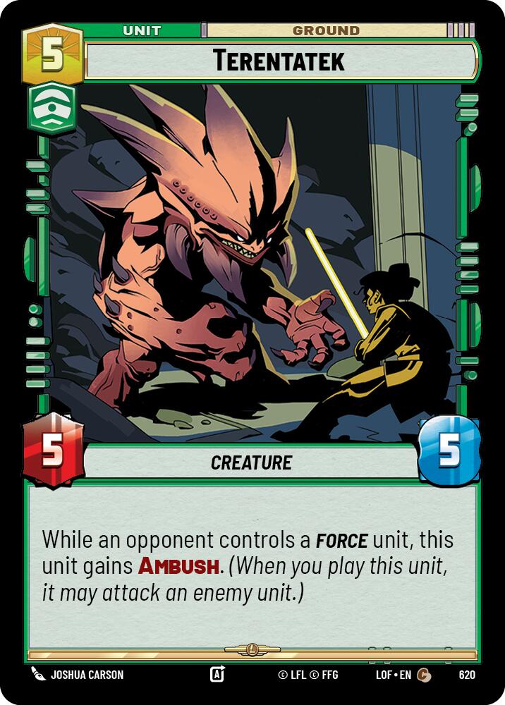 Terentatek (620) (Foil) (620) [Legends of the Force] | Shuffle n Cut Hobbies & Games