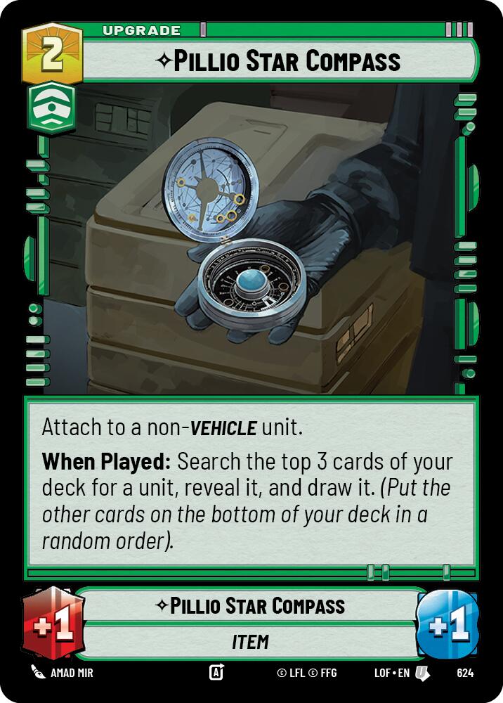 Pillio Star Compass (624) (Foil) (624) [Legends of the Force] | Shuffle n Cut Hobbies & Games
