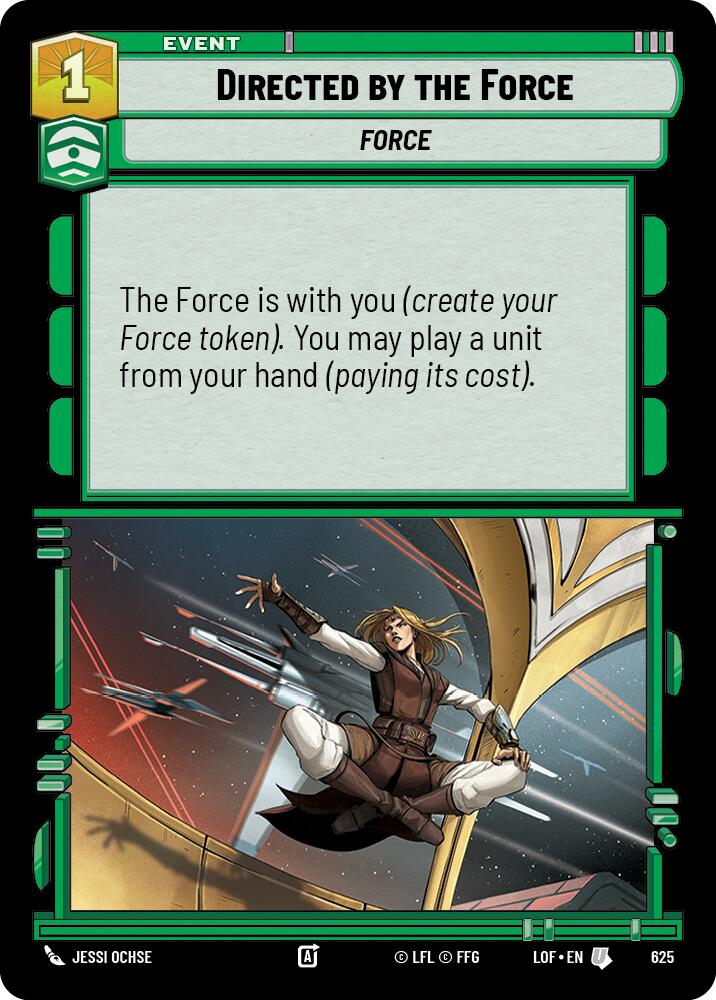 Directed by the Force (625) (Foil) (625) [Legends of the Force] | Shuffle n Cut Hobbies & Games