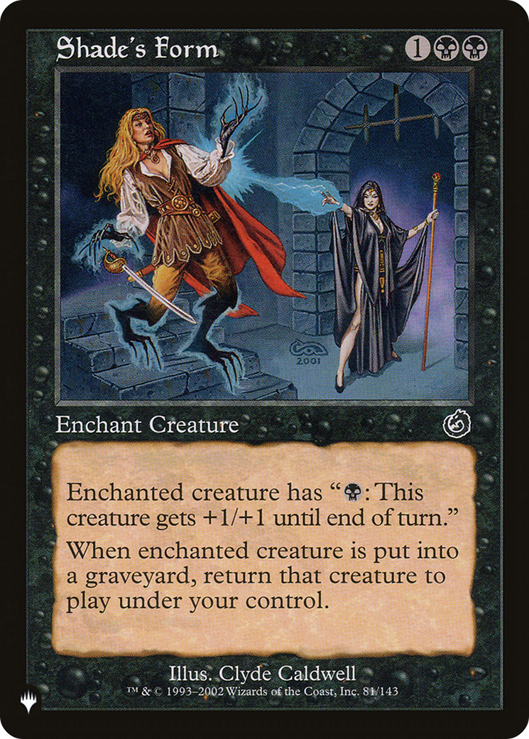 Shade's Form [The List] | Shuffle n Cut Hobbies & Games
