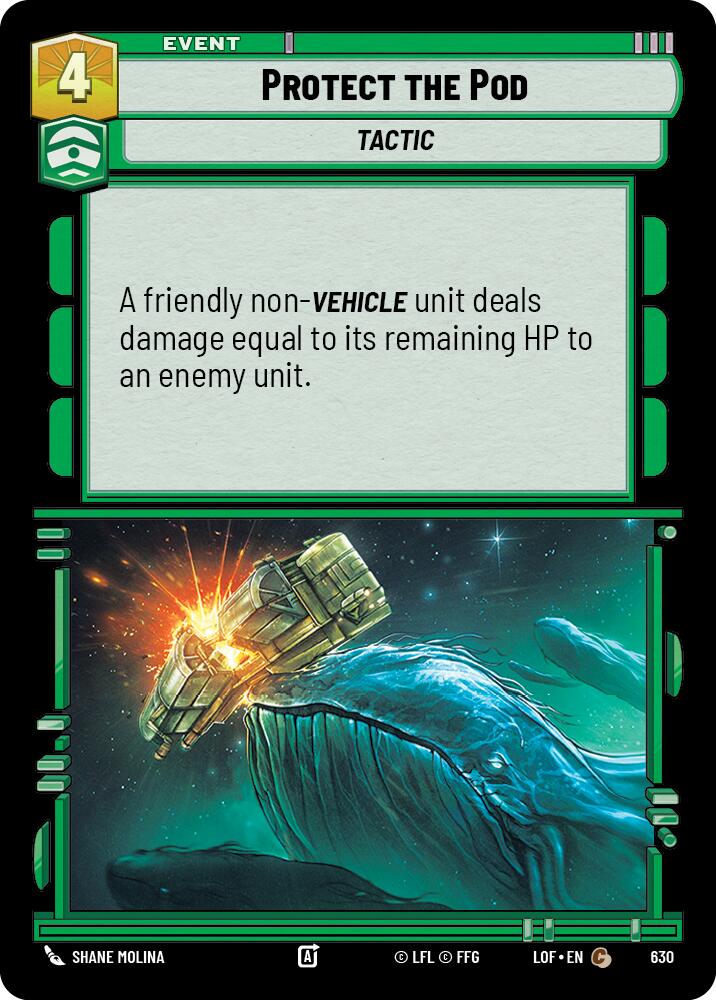 Protect the Pod (630) (Foil) (630) [Legends of the Force] | Shuffle n Cut Hobbies & Games
