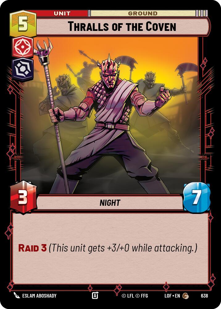 Thralls of the Coven (638) (Foil) (638) [Legends of the Force] | Shuffle n Cut Hobbies & Games