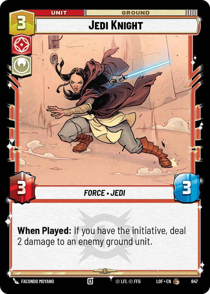 Jedi Knight (647) (Foil) (647) [Legends of the Force] | Shuffle n Cut Hobbies & Games