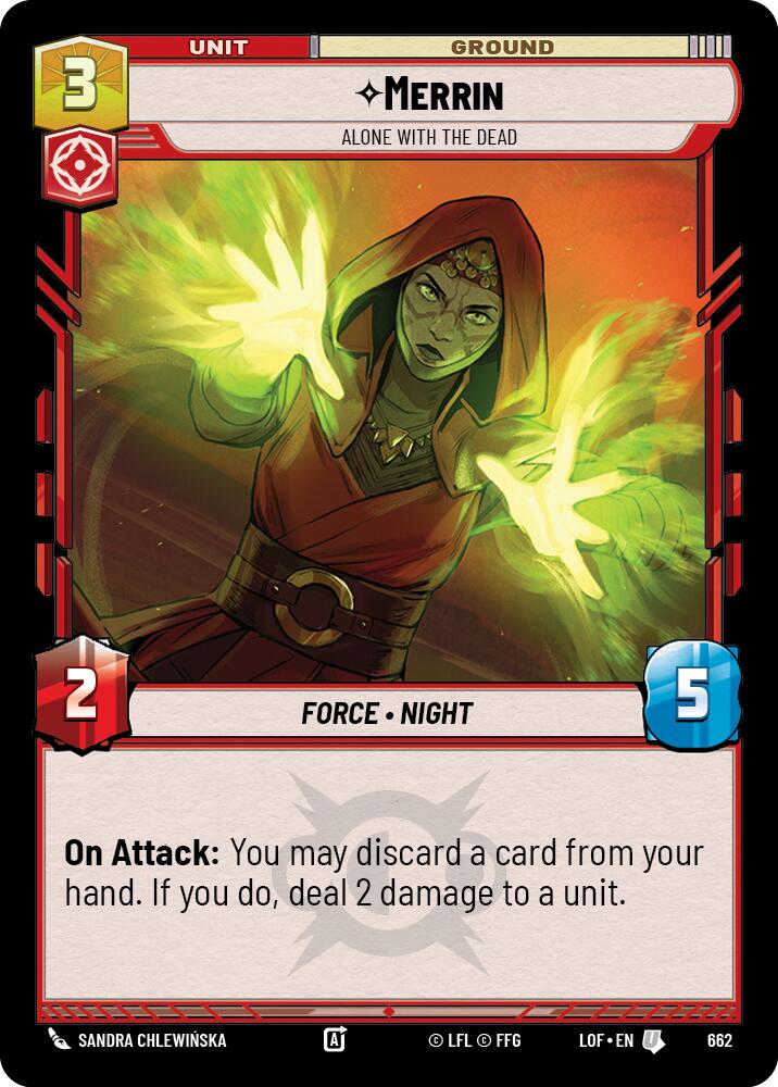 Merrin - Alone with the Dead (662) (Foil) (662) [Legends of the Force] | Shuffle n Cut Hobbies & Games