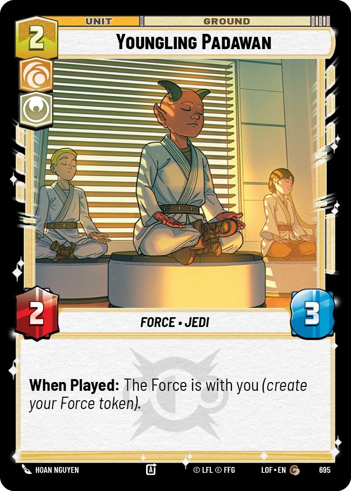 Youngling Padawan (695) (Foil) (695) [Legends of the Force] | Shuffle n Cut Hobbies & Games